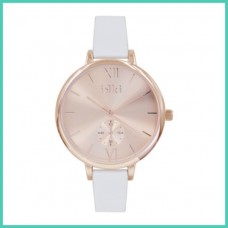 IKKI horloge wit/rosé goud