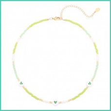 Kralenketting hartjes